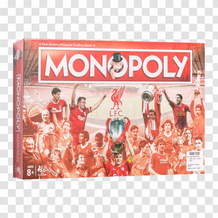 Monopoly City Liverpool F.C. Manchester - Korea Retro Transparent PNG