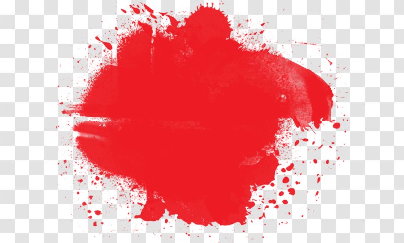 Blood Red Heart Horror - Splatter Film - Puddle Transparent PNG