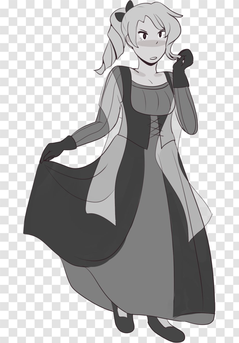 Drawing Grayscale White DeviantArt - Flower Transparent PNG
