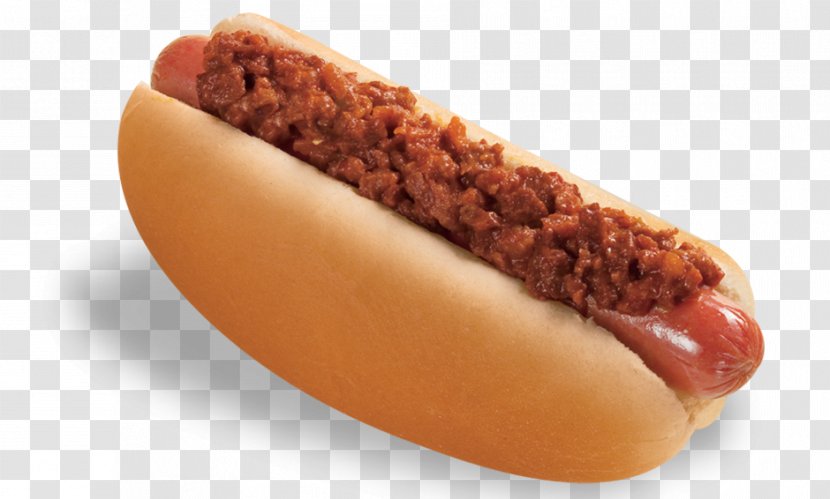 Chili Dog Coney Island Hot Con Carne Bacon - Knackwurst - Cheese Transparent PNG