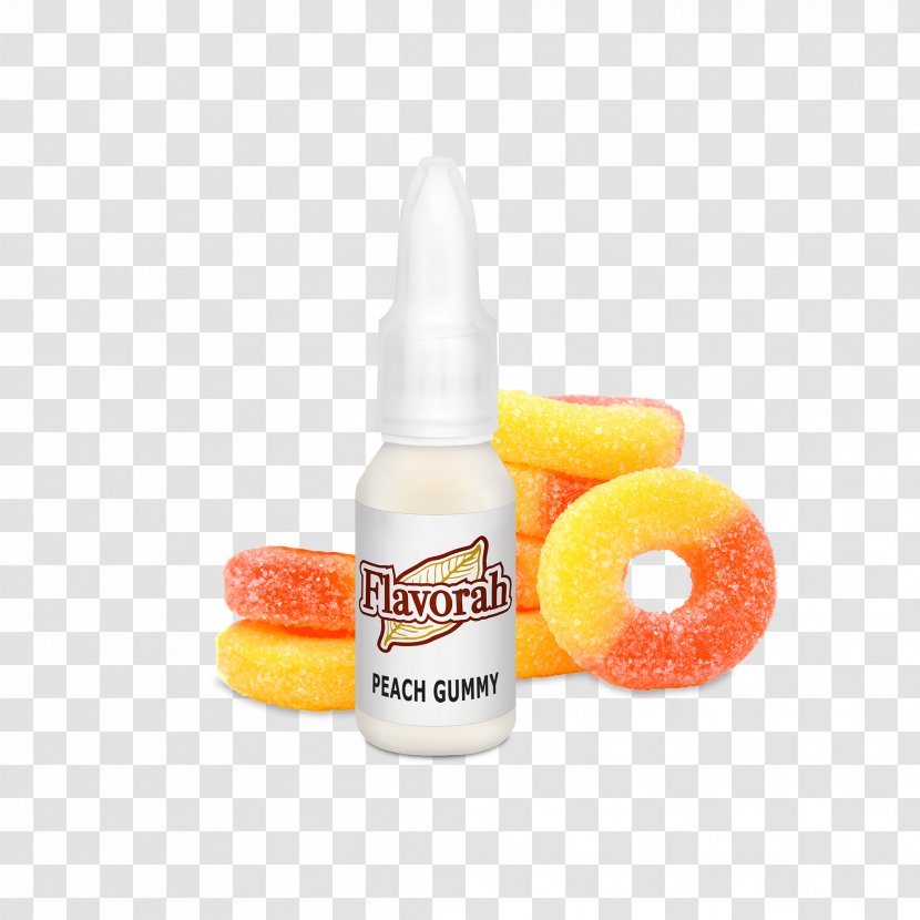 Juice Electronic Cigarette Aerosol And Liquid Flavor Gummi Candy Peach Transparent PNG