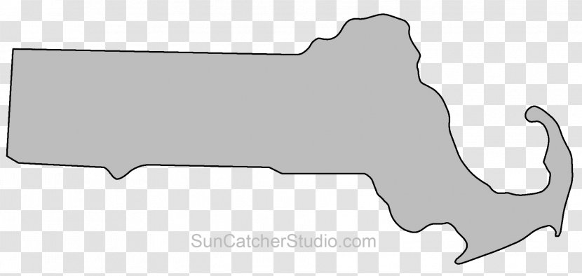 Massachusetts Clip Art Image Pattern Map - Cartoon Transparent PNG