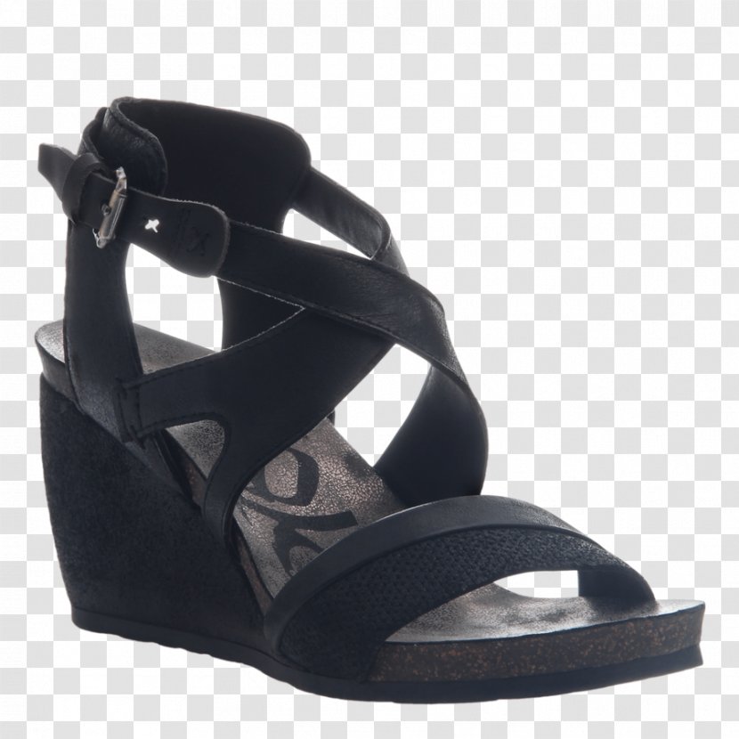 Sandal Platform Shoe Black Vans - Walking Shoes Transparent PNG