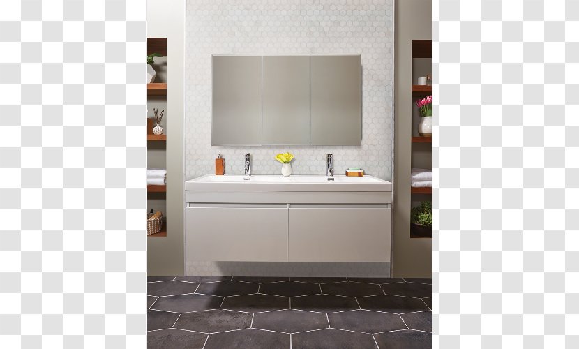 Carrara Marble Mosaic Tile Floor - Sink - Stone Transparent PNG