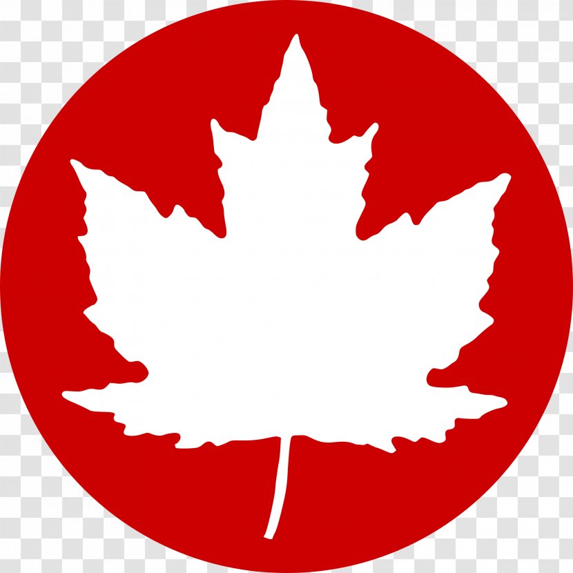 Flag Of Canada Maple Leaf T-shirt - Plant - Red Circle Transparent PNG