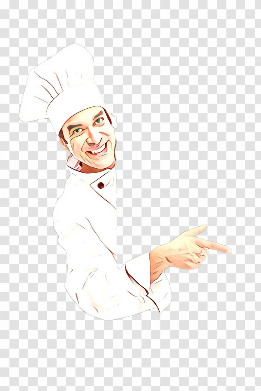 White Hand Gesture Cook Chef - Smile Drawing Transparent PNG