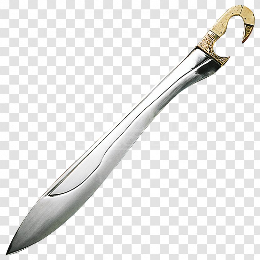 Ancient Greece Kopis Xiphos Sword Falcata - Cold Weapon - Shivaji Transparent PNG