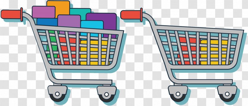 Product Design Shopping Cart Line Technology Transparent PNG