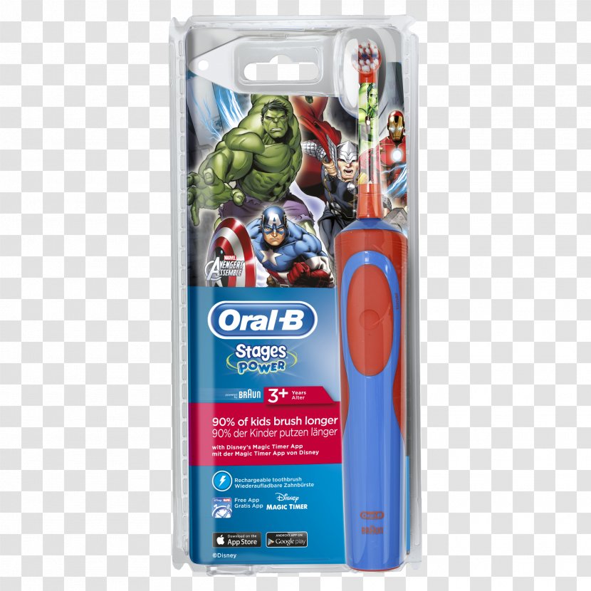 Oral-B Stages Power Kids Rechargeable Electric Toothbrush Pro-Health Stage 3 - Oralb Vitality Crossaction Transparent PNG