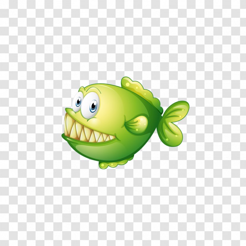 Stock Illustration Royalty-free Drawing - Vertebrate - Yellow Green Fish Transparent PNG