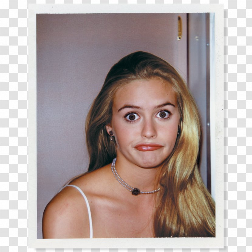Amy Heckerling Clueless Cher Horowitz Beverly Hills Film - Watercolor - Amber Transparent PNG