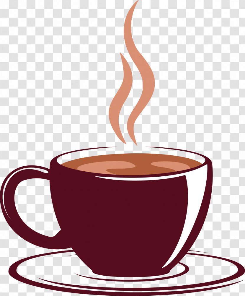 Coffee Cup Cafe Drink - Map Transparent PNG