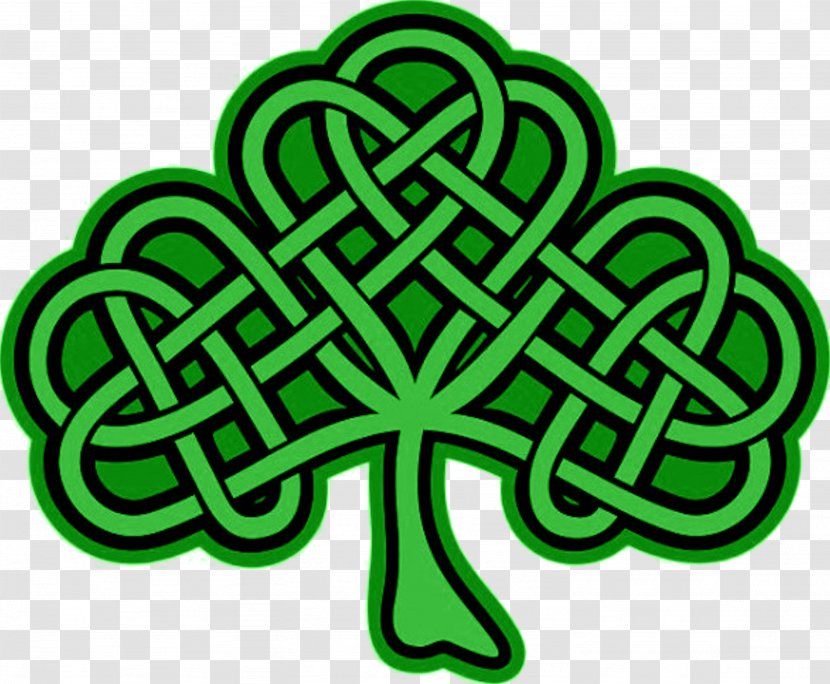 Shamrock Celtic Knot Celts Four-leaf Clover Clip Art - Logo - Cliparts Transparent PNG