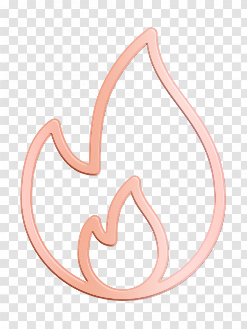 Nature & Ecology Icon Fire - Pink - Peach Ear Transparent PNG