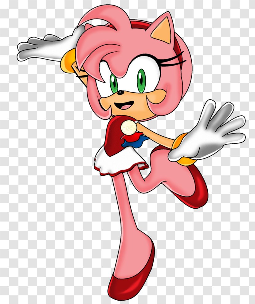 Mario & Sonic At The Olympic Games Amy Rose Rio 2016 Winter Shadow Hedgehog - Cartoon Transparent PNG