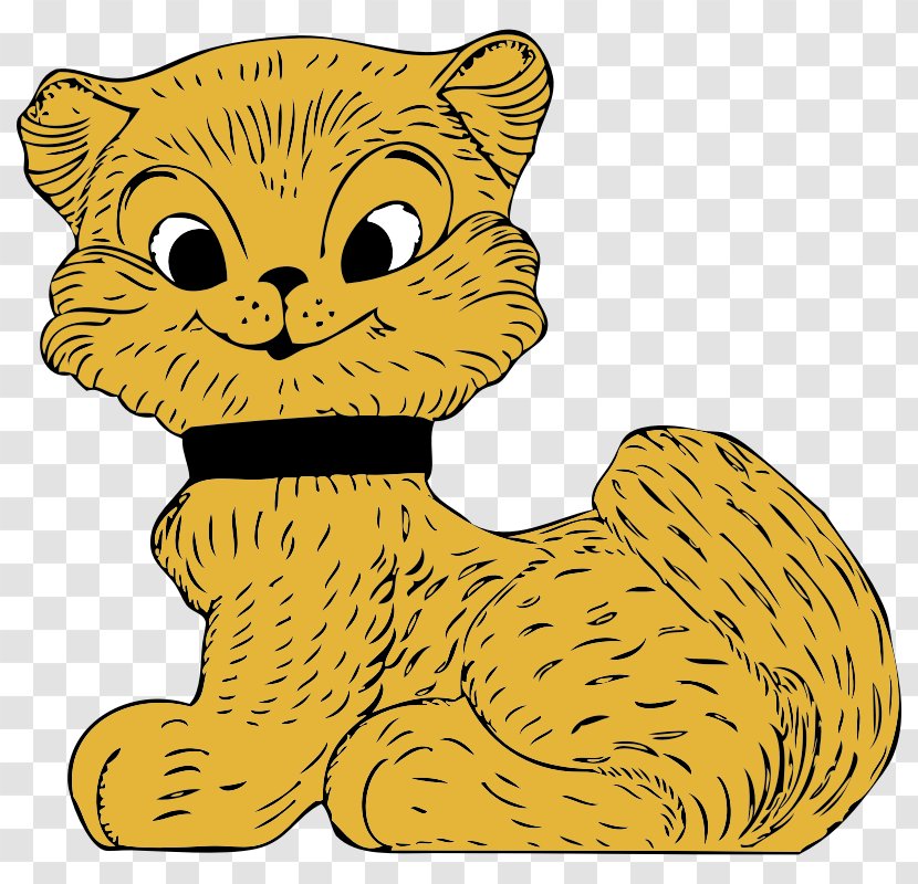 Cat Felidae Cartoon Clip Art - Tail - Kitten Transparent PNG