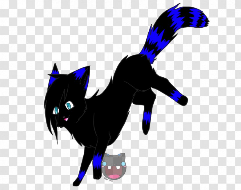 Black Cat Kitten Whiskers Horse - Vertebrate Transparent PNG