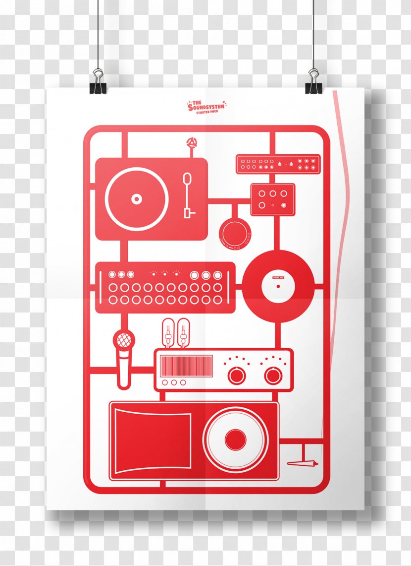 Sound System Poster Mockup Reggae Transparent PNG