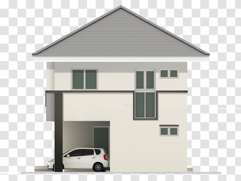 House Plan Window Home Bedroom - Duplex - Building Elevation Transparent PNG