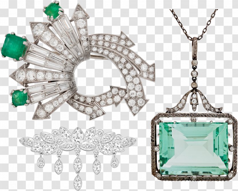 Emerald Necklace Pendant - Gemstone Transparent PNG