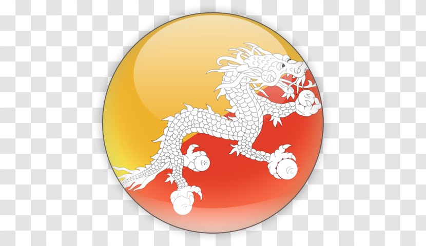 Flag Of Bhutan Vector Graphics Clip Art - Fictional Character - Indian Logo Transparent PNG
