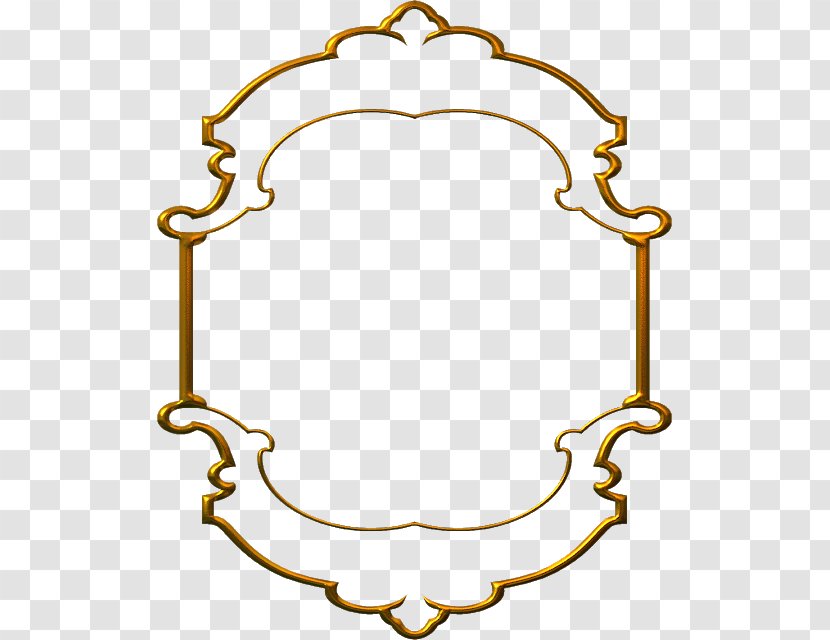 Gold Love Friendship Picture Frames - Photography Transparent PNG