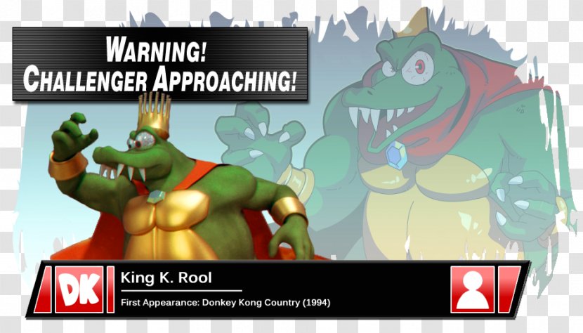 Super Smash Bros. For Nintendo 3DS And Wii U Donkey Kong Country 2: Diddy's Quest Brawl King K. Rool - Bros 3ds Transparent PNG