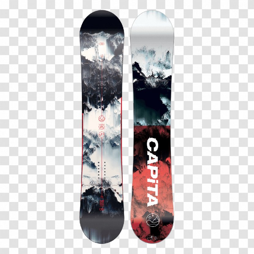 Snowboard Capita Freeriding Ski - Binding Transparent PNG