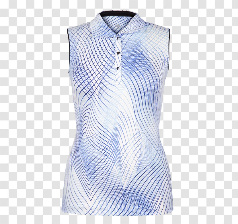 Blouse Sleeveless Shirt Collar Outerwear - Button Transparent PNG