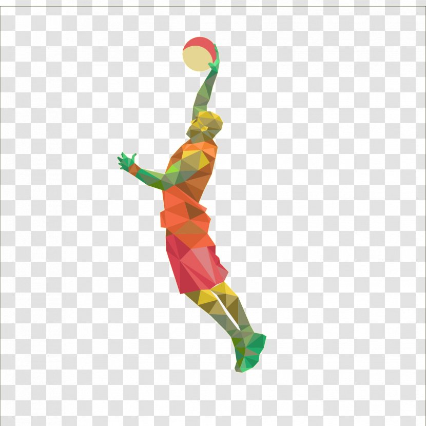 Team Sport Basketball Low Poly Sporting Goods - Human Torch Transparent PNG