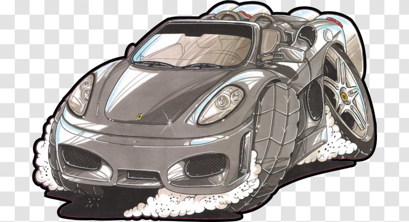 Ferrari F430 Car Herbie Automotive Design - Film - Miami Vice Transparent PNG
