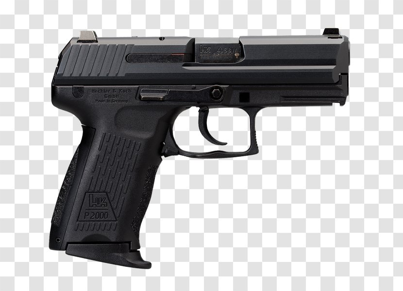 Heckler & Koch P2000 USP .357 SIG 9×19mm Parabellum - Handgun Transparent PNG