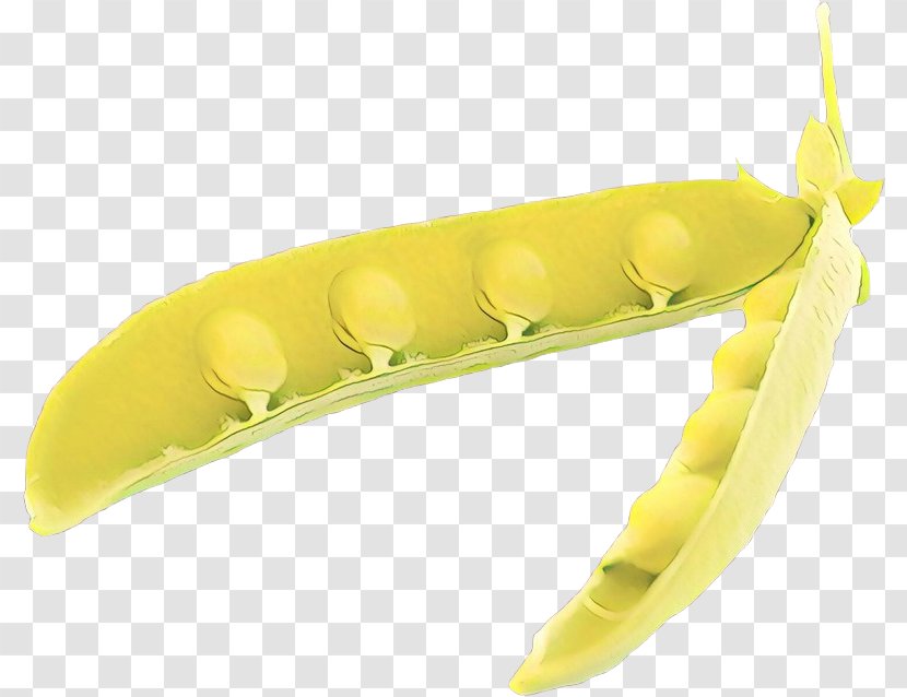 Yellow Legume Pea Banana Family - Fruit Vegetable Transparent PNG