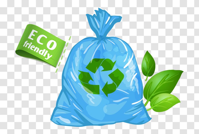 Plastic Bag Recycling Symbol Shopping Bin - Vector Green Recycle Bags Transparent PNG