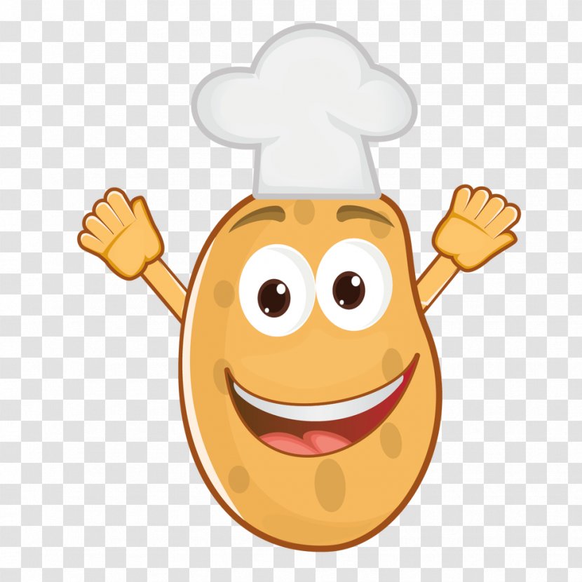 Mashed Potato Baked Sweet Growing Garden Potatoes - Child - Cartoon Mascot Transparent PNG