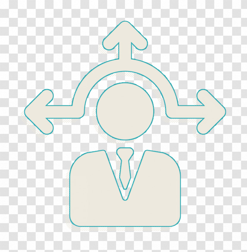 Decision Making Icon Filled Management Elements Icon Businessman Icon Transparent PNG