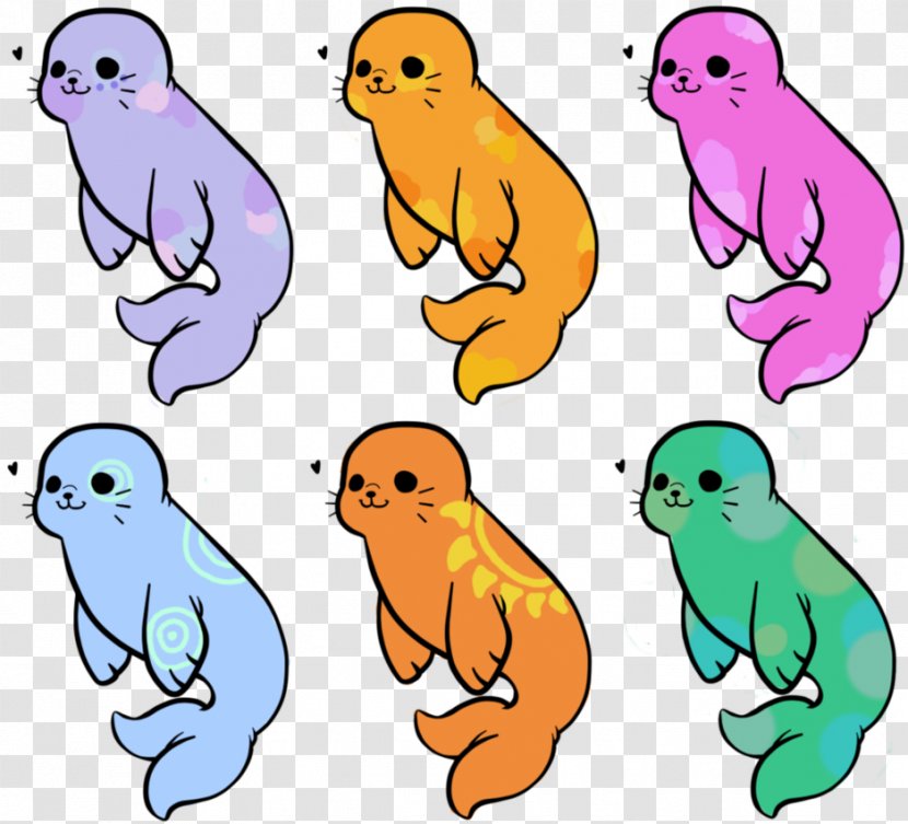 Marine Mammal Line Beak Clip Art Transparent PNG