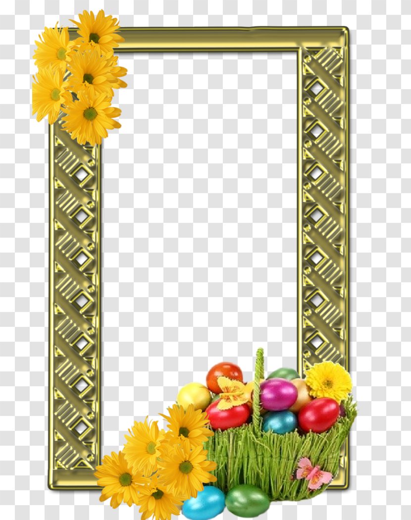 Picture Frames Easter Floral Design - Photography Transparent PNG
