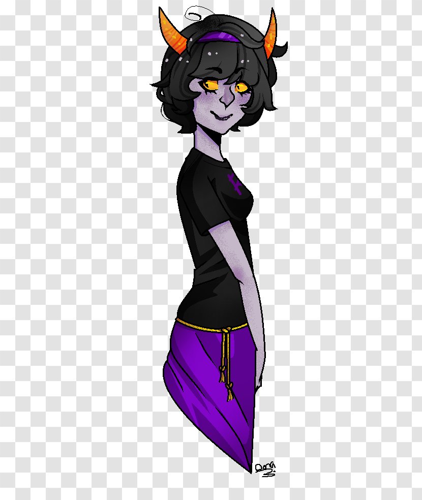 Internet Troll Homestuck DeviantArt Fan Art - Violet - Fantasy Transparent PNG