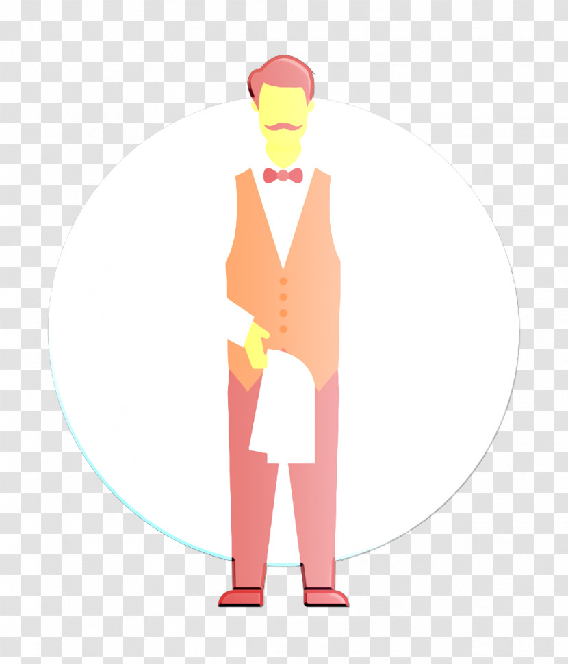 Waiter Icon Professions Icon Transparent PNG