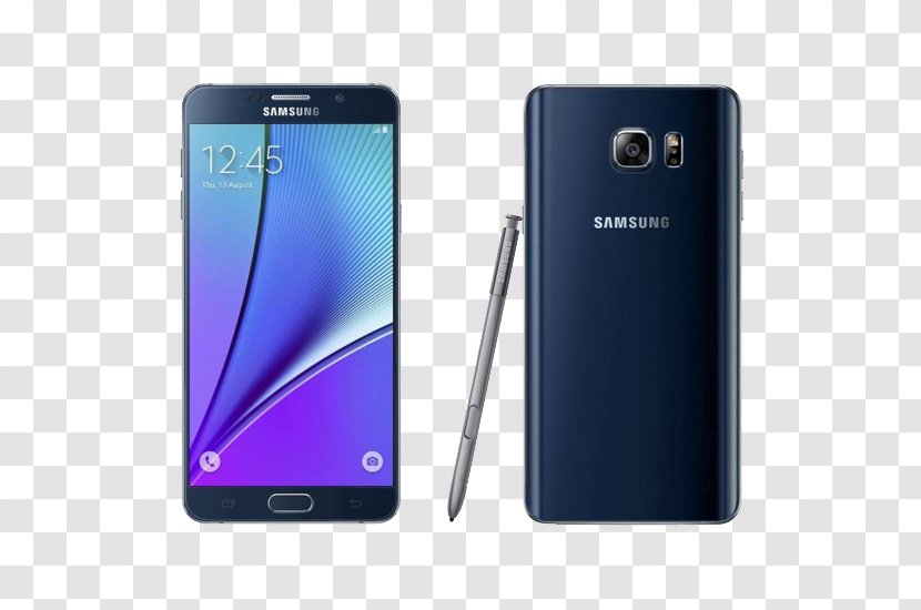 Samsung Galaxy Note 5 Black 4G Unlocked - Mobile Phones Transparent PNG