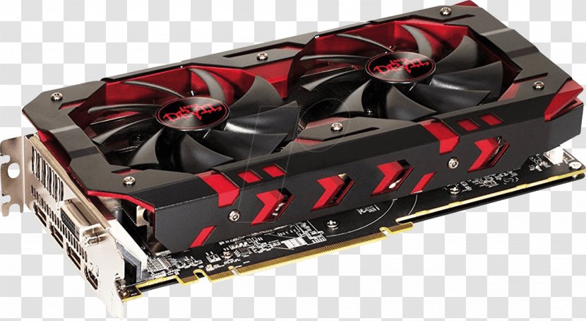 Graphics Cards & Video Adapters AMD Radeon 400 Series PowerColor GDDR5 SDRAM - Amd Rx 580 - Dragon Msi Transparent PNG