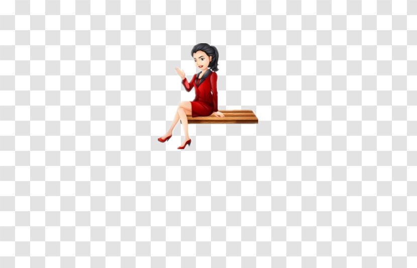 Woman Illustration - Cartoon - Elegant Women In The Workplace Transparent PNG
