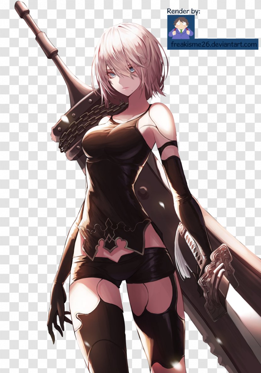 Nier: Automata Video Game SINoALICE Darksiders - Heart - Watercolor Transparent PNG