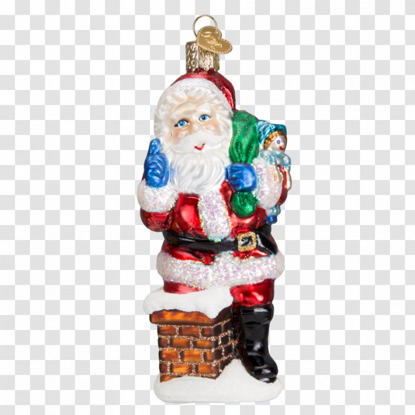 Santa Claus Christmas Ornament Decoration Bronner's Wonderland - Nice Transparent PNG