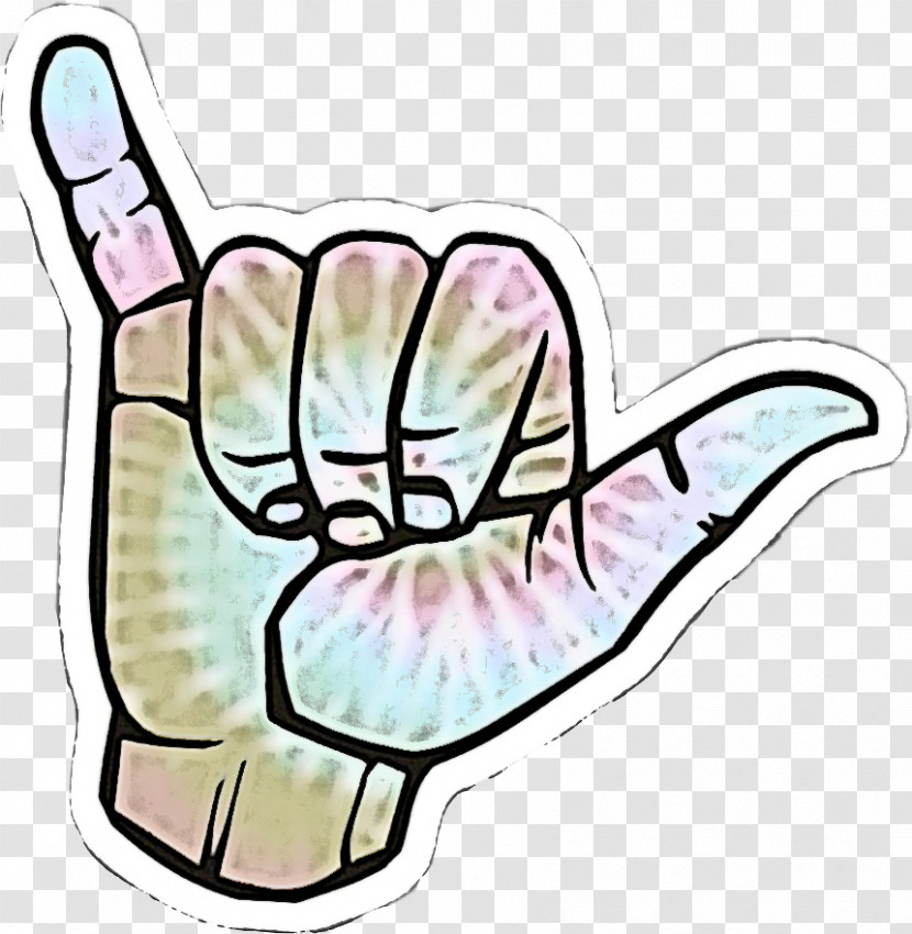 Finger Hand Thumb Gesture Line Art Transparent PNG