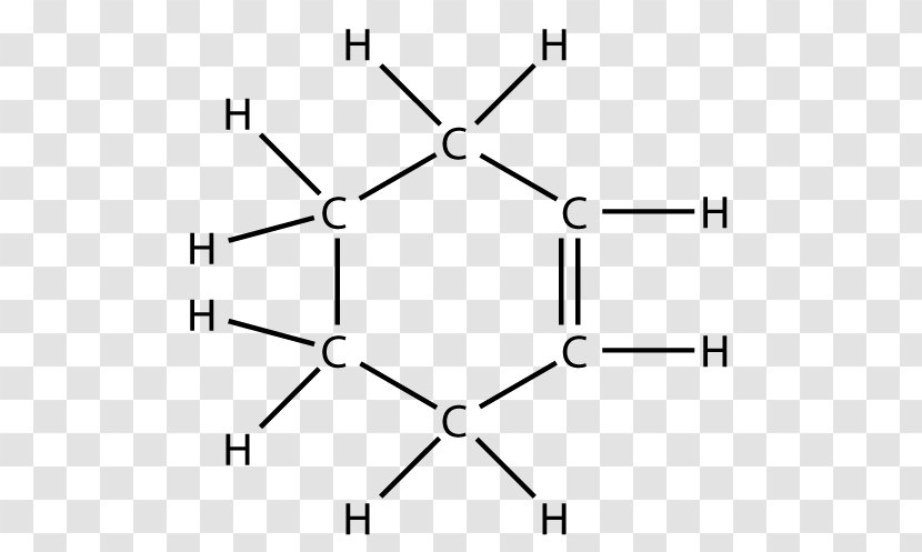 Cyclohexene Lewis Structure Cyclohexanol Cyclohexane Chemical Formula - Rectangle Transparent PNG