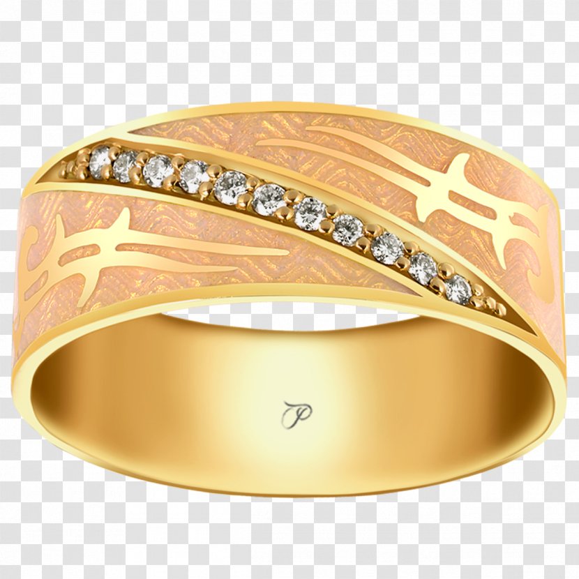 Wedding Ring Gold Brilliant Diamond - Juvelyrika Transparent PNG