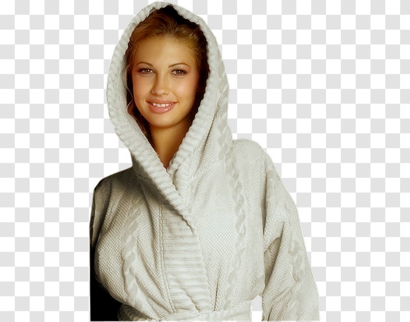 Bathrobe Tracksuit Terrycloth Hood - Heart - Dress Transparent PNG