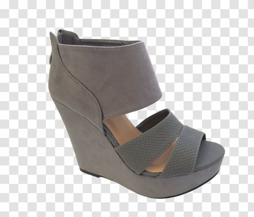Peep-toe Shoe Wedge Footwear Sandal - Khaki - England Tidal Shoes Transparent PNG